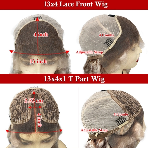 Brown To Blonde Ombre Wave Down Wig -->18in - Picture 5 of 5